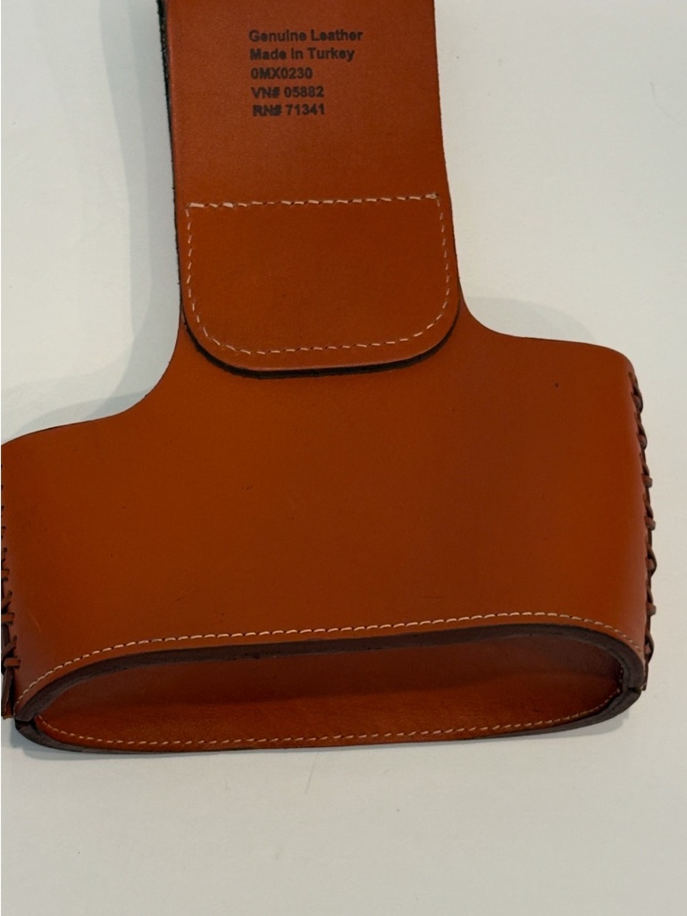 L.L.Bean Chestnut Brown Leather Belt Holster - Picture 3 of 8
